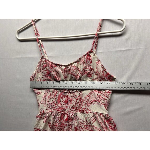 Ci Sono Romper Women’s Small Spaghetti Strap Floral Paisley Open Back Pockets - Picture 4 of 7